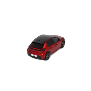 Peugeot 208 GT Hybrid Red Elixir 2024 OttO mobile 1:18 Resinemodell (Türen, Motorhaube... nicht zu öffnen!)